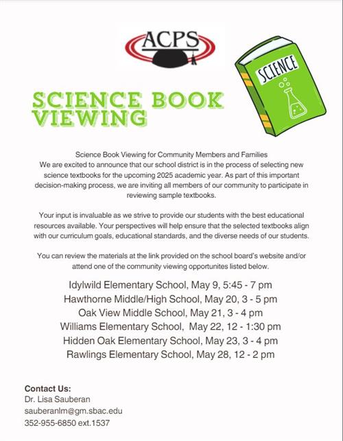 Science Book Viewing
